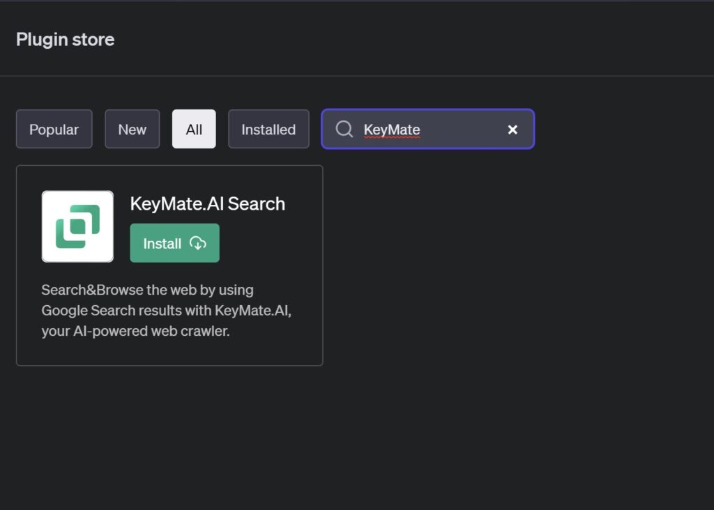 KeyMate AI Search Plugin