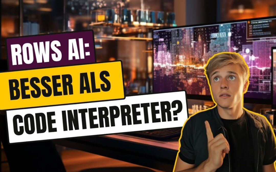 Rows AI: KI Datenanalyse & Vergleich mit Code Interpreter